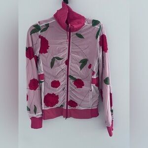 LULULEMON RAJA FLORAL / CORAL REVERSIBLE JACKET